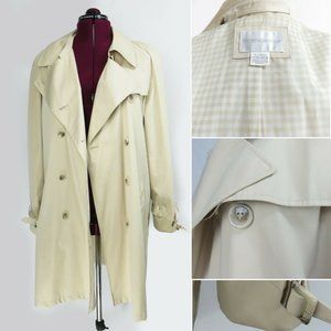 WORTHINGTON beige TRENCH COAT size XL